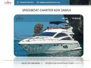 Speedboat charter Koh samui