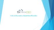 Best C Level Executives Email List Providers in USA  - inboxCEO