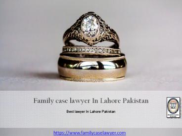 Nazia Law Associates ~ Best lawyer In Lahore