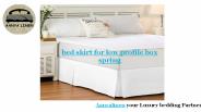 Bed skirt for low profile box spring (1)