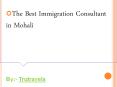 The Best Immigration Consultant  in Mohali PowerPoint PPT Presentation