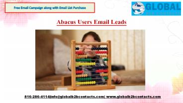 Abacus Users Email Leads