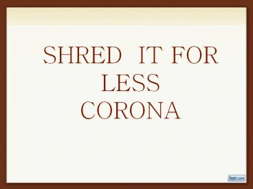 Mobile Paper Shredder Services