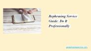 Rephrasing Service Guide: Do It Professionally