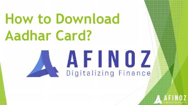 Ppt How To Download dhaar Card Powerpoint Presentation Free To Download Id 8d4b55 Nzfjn