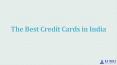 Which is the Best Credit Card in India?
