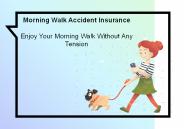 Enjoy Your Morning Walk Without Any Tension