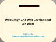 Web Design And Web Development San Diego PowerPoint PPT Presentation