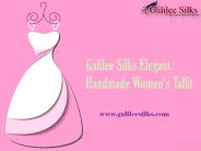 Galilee Silks Elegant Handmade Women's Tallit