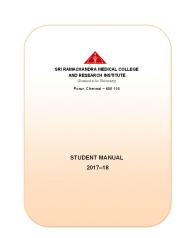 Sri Ramachandra Medical College and its Course Details