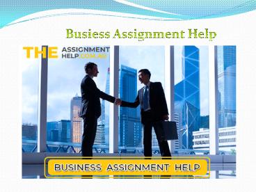 Best Business Assignment Help in Ausrtalia