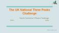 The uk national three peaks challenge PowerPoint PPT Presentation