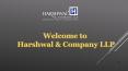 Financial Audit Services – Harshwal & Company LLP PowerPoint PPT Presentation