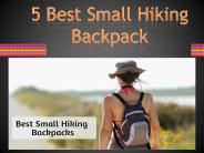 5 Best Small Hiking Backpack of 2019