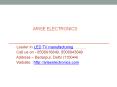 LED TV features – Arise Electronics PowerPoint PPT Presentation