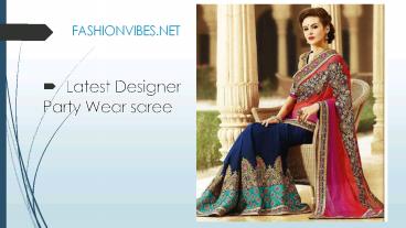 Buy Party Wear Saree, Designer Party Wear Saree Online