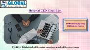 Hospital CEO Email Leads