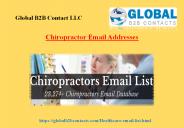 Chiropractor Email Addresses