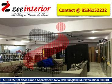 Get Best Bed Room Interior Service in Patna by Zee Interior ...