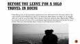 Before you leave for a Solo travel in Kochi PowerPoint PPT Presentation
