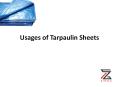 Usages of Tarpaulin Sheets PowerPoint PPT Presentation