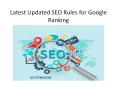 Latest Updated SEO Rules for Google Ranking PowerPoint PPT Presentation