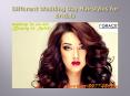 Different Wedding Day Hairstyles for Bridals PowerPoint PPT Presentation