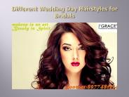Different Wedding Day Hairstyles for Bridals