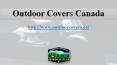 Mobility Scooter Covers | Outdoor Covers Canada PowerPoint PPT Presentation