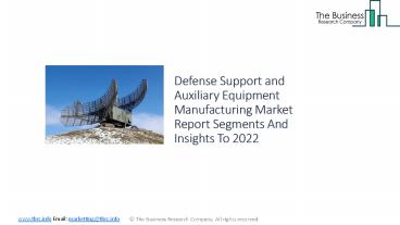Global Defense Support And Auxiliary Equipment Manufacturing Market (Alkaline, Lithium) Analysis