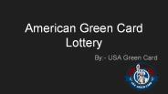 American Green Card Lottery