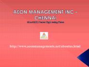 ((Aeon)) Management Inc Chennai - Reviews Velachery