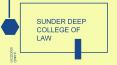 Best Law Colleges in Ghaziabad - Sunder Deep College of Law PowerPoint PPT Presentation