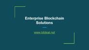 Enterprise Blockchain Solutions