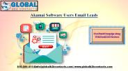 Akamai Software Users Email Leads