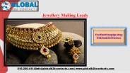 Jewellery Mailing Leads