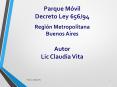 Parque Móvil- Decreto Ley 656/94 PowerPoint PPT Presentation