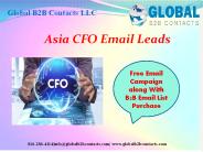 Asia CFO Email Leads