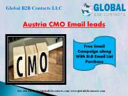 Austria CMO Email leads