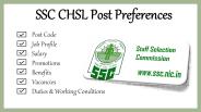 SSC CHSL Post Preferences