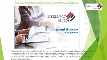 Job Recruitment Agency and Consultancy in Singapore