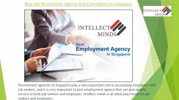Job Recruitment Agency and Consultancy in Singapore (1)