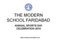 The Modern School Faridabad Annual Sport Day Celebration 2019 PowerPoint PPT Presentation
