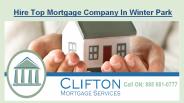 Best Mortgage Companies In Winter Park And Maitland