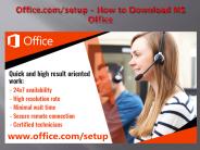 office.com/setup - How to  Download   MS office