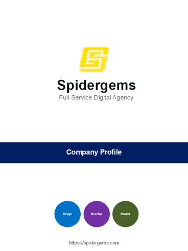 Web Design Company in Chennai - Spidergems