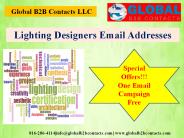 Lighting Designers Email Addresses