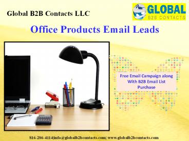Office Products Email Leads