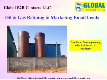 Oil & Gas Refining & Marketing Email Leads