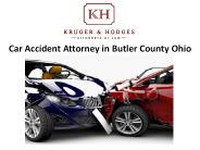 Car Accident Attorney in Butler County Ohio